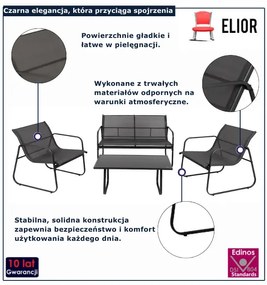 Nowoczesny komplet mebli ogrodowych N7-L54