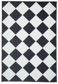 Czarno-biały dywan odpowiedni do prania 200x290 cm Lyna Charcoal&amp;White – Think Rugs