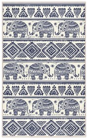 Niebieski dywan odpowiedni do prania 120x180 cm Elephant – Mila Home