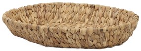 Kosz owalny pleciony z hiacyntu wodnego BRAID, 28 x 35 cm
