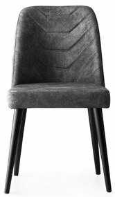 Zestaw krzeseł do jadalni Dallas Anthracite, 4 szt.