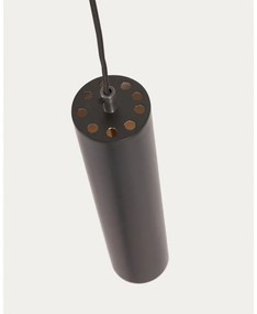 Czarna lampa wisząca z metalowym kloszem ø 8 cm Maude – Kave Home