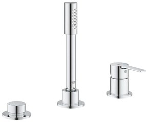 GROHE 19965001 - Bateria wannowa 3-otworowa LINEARE, chrom błyszczący