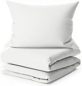 PrzytulneMieszkanie.pl PrzytulneMieszkanie.pl Pościel bawełniana z krepowym wykończeniem LUXERA biała hotelowa kieszeń II.jakość Rozmiar pościeli: 70 x 90 cm | 140 x 200 cm