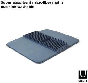 Niebieska tekstylna podkładka do naczyń 61x46 cm Udry – Umbra