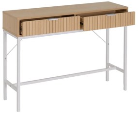 Konsola w dekorze dębu w naturalnym kolorze 30x100 cm Mid-Lines – Casa Selección