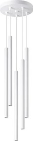 Biała nowoczesna lampa wisząca sople - 3X A382 M3-H27