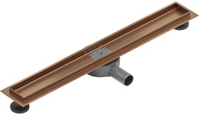 Mexen Flat 360° korpus do odpływu liniowego obrotowy 60 cm, miedź szczotkowana - 1C40060