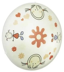 EGLO 88973 - Lampa sufitowa Plafon dziecięcy JUNIOR 2 2xE27/60W wielobarwna