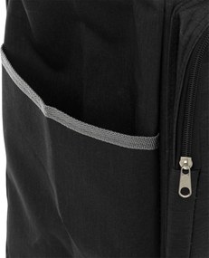 Wózek zakupowy na kółkach z pojemną komorą i kieszonkami