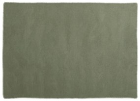 Zielony koc z mieszanki wełny 140x200 cm Ylva Pine – Pappelina