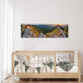Obraz - Krajobraz górski (170x50 cm)