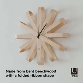 Zegar ścienny ø 51 cm Ribbonwood – Umbra