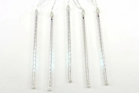 Lampki choinkowe z efektem wodospadu - zimna biel