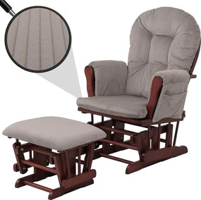 Leżanka MCW-C76, jasnoszary ciemny stelaż