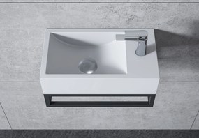 Umywalka ścienna BA18 z odlewu mineralnego