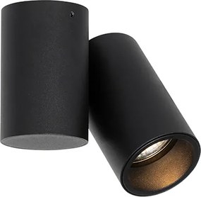 Designerski reflektor czarny regulowany - Michael