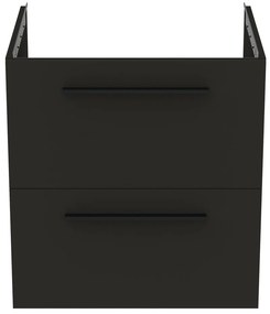 Antracytowa wisząca szafka pod umywalkę 60x63 cm i.Life B – Ideal Standard