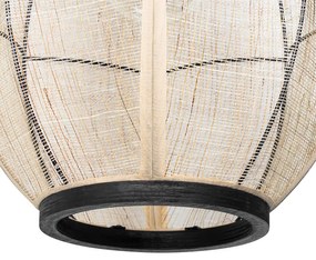 Orientalna lampa wisząca brązowa 35 cm - RobKolonialny Oswietlenie wewnetrzne