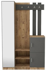 Zestaw do przedpokoju Dano Atlanitc Pine andAnthracite