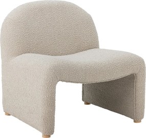 Kremowy fotel z materiału bouclé Neel – Bloomingville