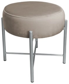 Taboret Pola noga metalowa szara MG09