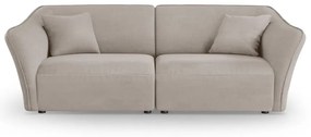 Beżowa sofa z materiału bouclé 206 cm Tokyo – Cosmopolitan Design
