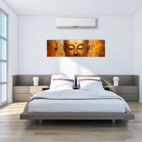 Obraz - Budda, obraz olejny (170x50 cm)