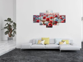 Obraz - Pole maków (125x70 cm)