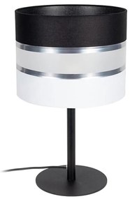 Lampa stołowa CORAL 1xE27/60W/230V czarny/biały