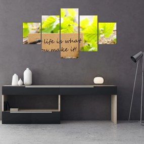 Obraz - Cytat (125x70 cm)