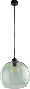 Lampa wisząca na przewodzie CUBUS 1xE27/15W/230V czarna/dymna zieleń