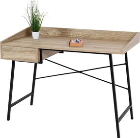 Stolik konsolowy MCW-J97 o strukturze 3D,  Wygląd dębu