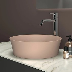 Jasnoróżowa ceramiczna okrągła umywalka ø 40 cm Ipalyss – Ideal Standard