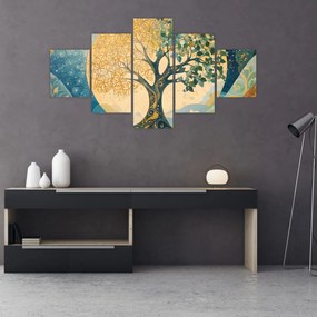 Obraz – Drzewo życia w księżycu (125x70 cm)