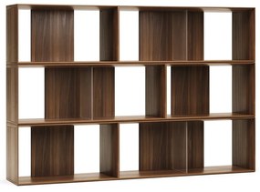 Modułowy system półek w dekorze orzecha 6 szt. 168x114 cm Litto – Kave Home