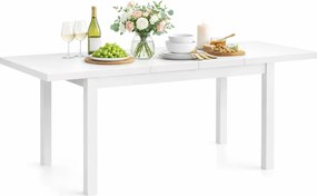 Minimalistyczny biały rozkładany stół A4-H69