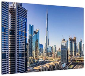 Obraz na szkle - Dubaj rano (70x50 cm)