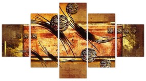 Obraz abstrakcji (125x70 cm)