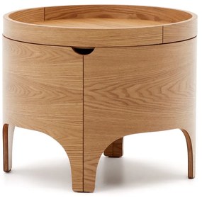 Szafka nocna w dekorze jesionu Octavia – Kave Home