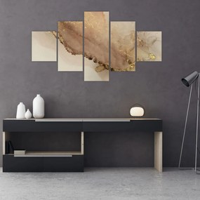 Obraz - Złoty brokat (125x70 cm)