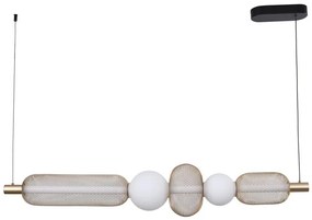 Zuma Line MD2596-5B-3BGT- Żyrandol LED na linkach SARR 27W/230V 3000-5700K złoty + pilot