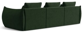 Ciemnozielona sofa 332 cm Bloom – Micadoni Home