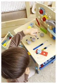 Tooky toy drewniany stół do majsterkowania warsztat
