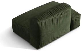 Zielony aksamitny moduł sofy (lewostronny) Martina – Micadoni