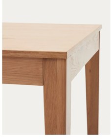 Rozkładany stół z blatem w dekorze dębu 80x160 cm Yain – Kave Home