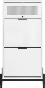 Szafka na Buty z 2 Półkami i 1 Szufladą FSB95-W