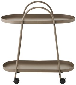 Metalowy barek na kółkach 27,5x60 cm Empoli – House Nordic