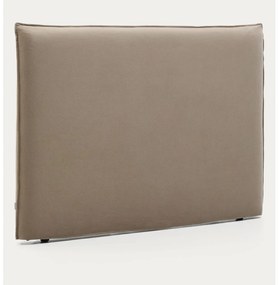 Szarobrązowy tapicerowany zagłówek 180x118 cm Jaira – Kave Home