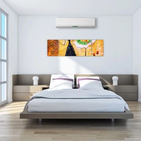 Obraz - Tańczące baletnice, obraz olejny (170x50 cm)